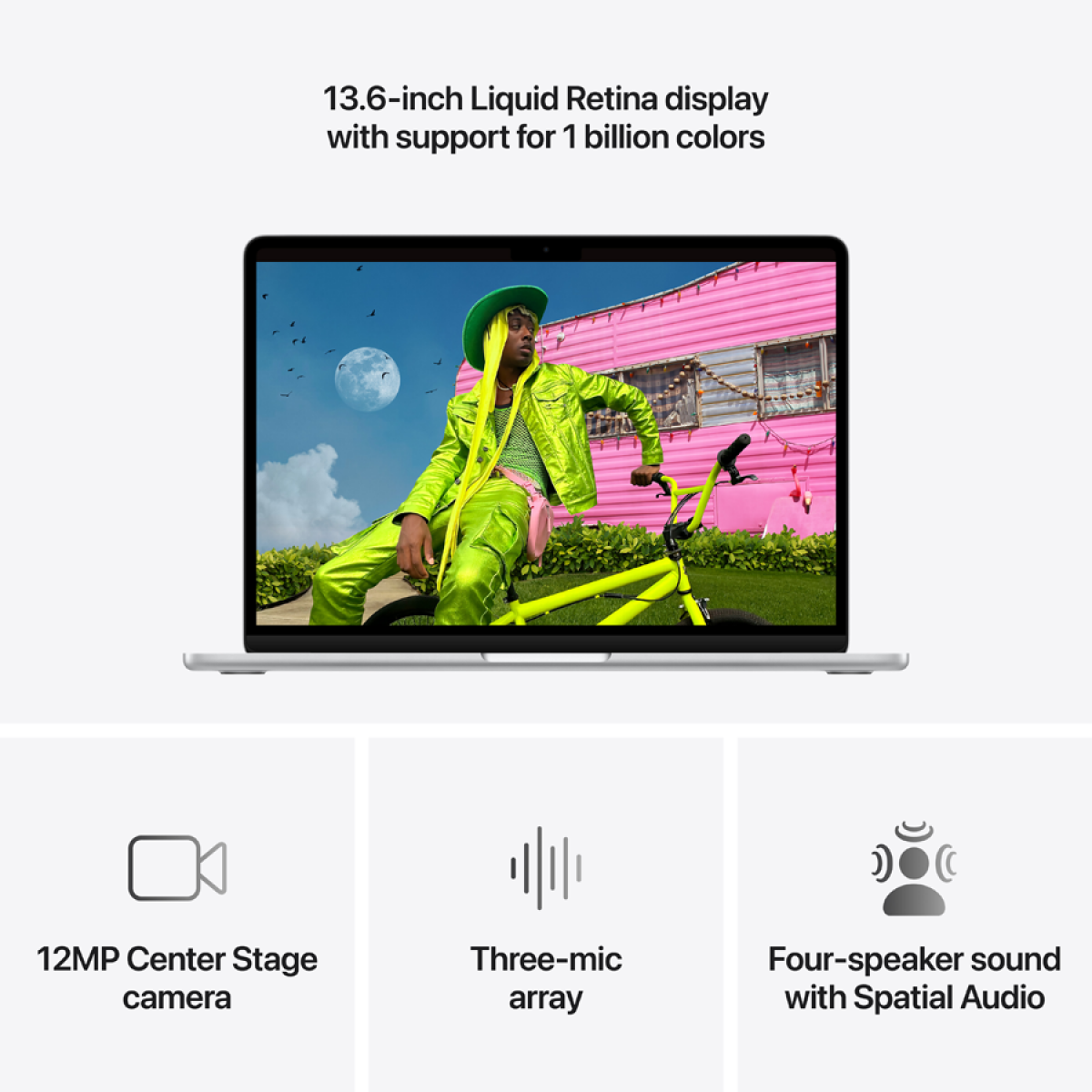 Apple MacBook Air 13.6: SILVER/M5 10C CPU/8C GPU/16GB/512GB-CRO