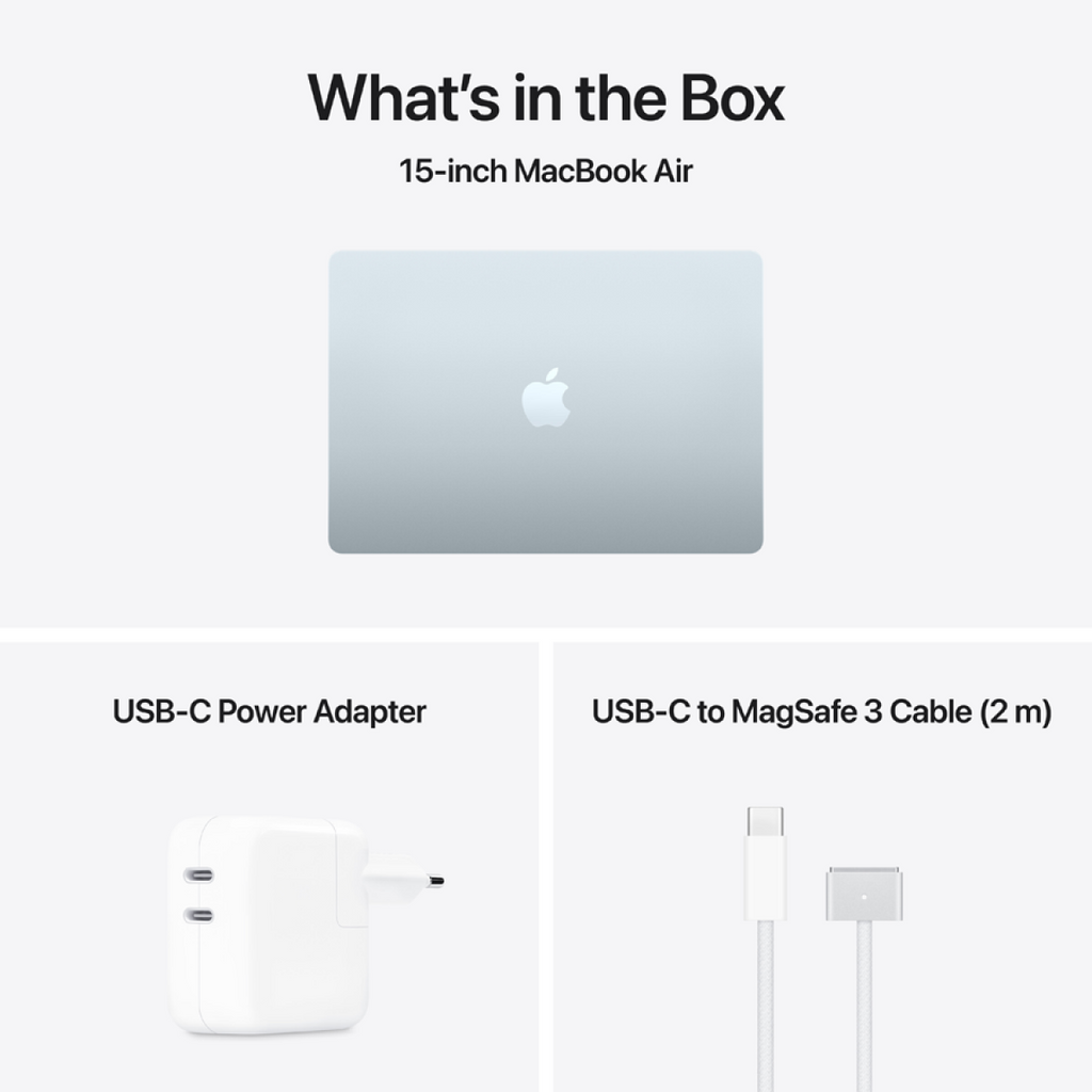 MacBook Air 15-inch, Sky Blue