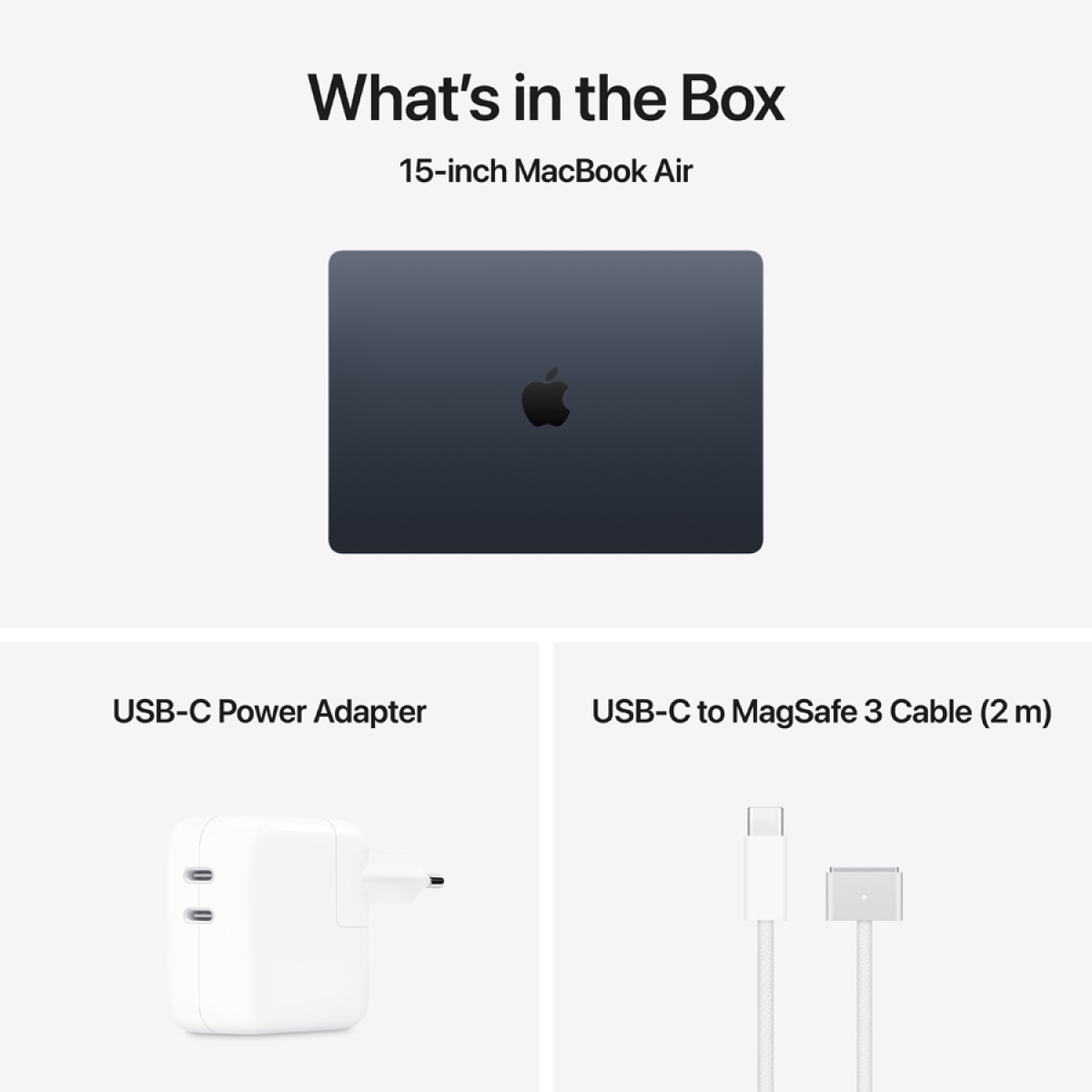 Apple MacBook Air 15.3: MIDNIGHT/M5 10C CPU/10C GPU/16GB/512GB-CRO