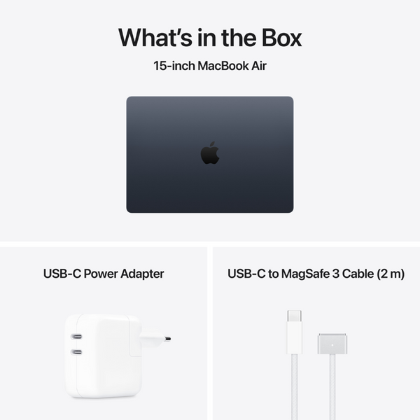 Apple MacBook Air 15.3: MIDNIGHT/M5 10C CPU/10C GPU/16GB/512GB-CRO