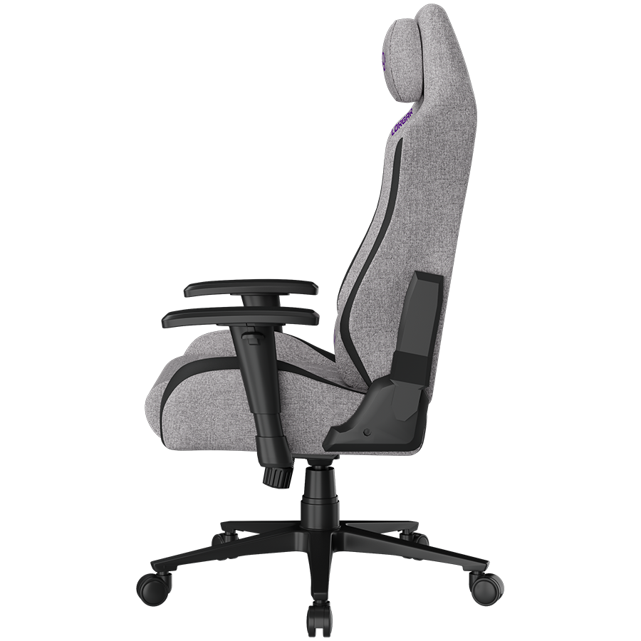 LORGAR CHA41, Ergonomic Gaming Chair Advanced, premium anti-stain fabric, Grey
