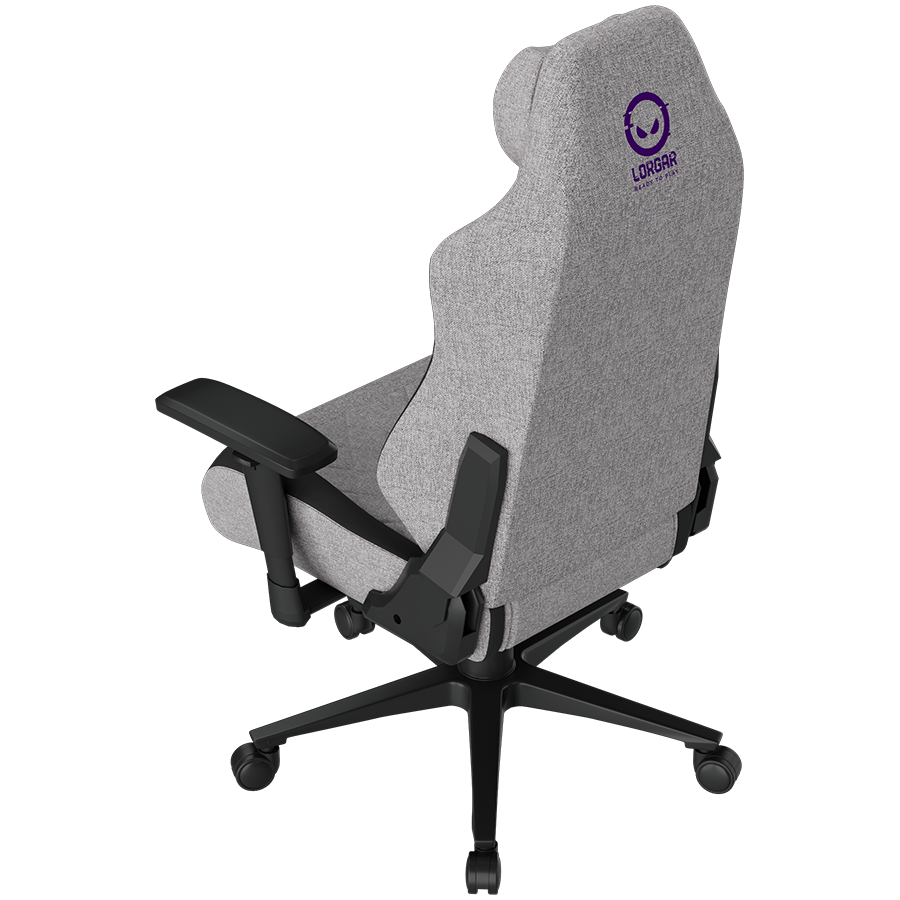 LORGAR CHA41, Ergonomic Gaming Chair Advanced, premium anti-stain fabric, Grey