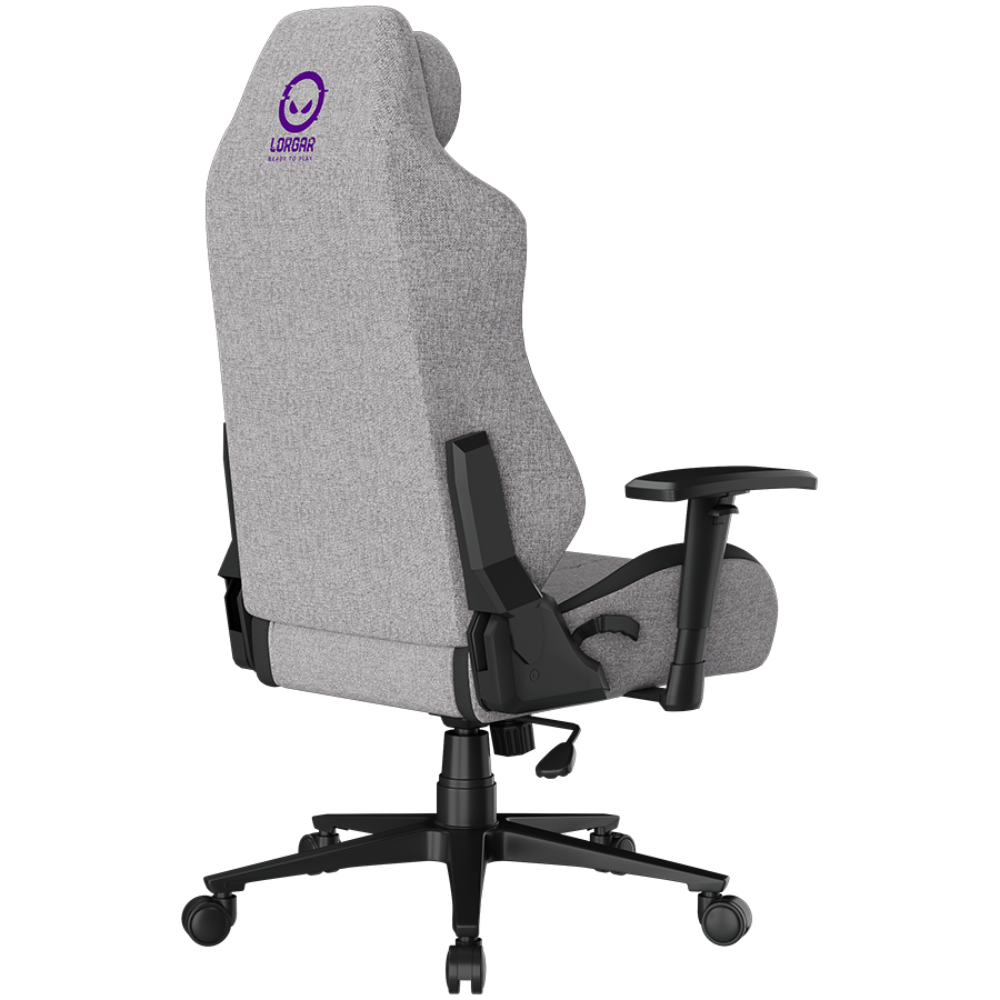 LORGAR CHA41, Ergonomic Gaming Chair Advanced, premium anti-stain fabric, Grey