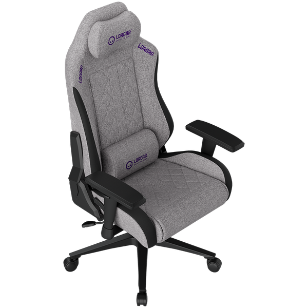 LORGAR CHA41, Ergonomic Gaming Chair Advanced, premium anti-stain fabric, Grey