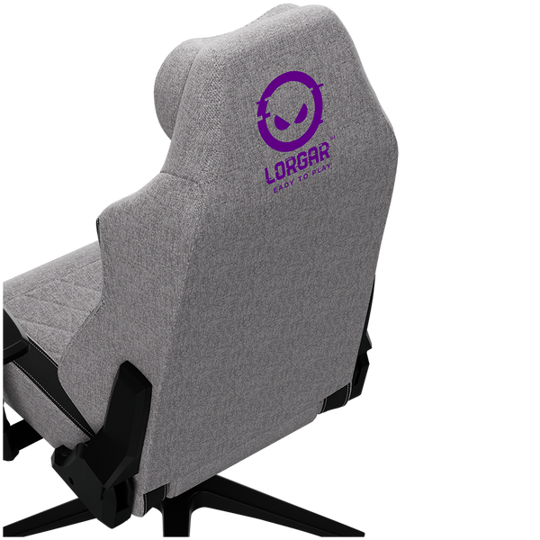 LORGAR CHA41, Ergonomic Gaming Chair Advanced, premium anti-stain fabric, Grey