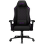 LORGAR CHA41, Ergonomic Gaming Chair Advanced, premium anti-stain fabric, Black/purple