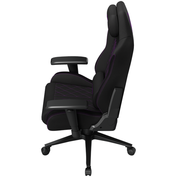 LORGAR CHA41, Ergonomic Gaming Chair Advanced, premium anti-stain fabric, Black/purple