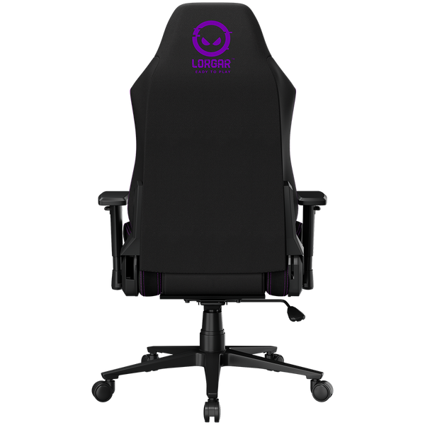 LORGAR CHA41, Ergonomic Gaming Chair Advanced, premium anti-stain fabric, Black/purple