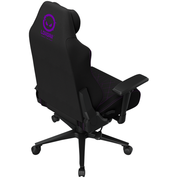LORGAR CHA41, Ergonomic Gaming Chair Advanced, premium anti-stain fabric, Black/purple