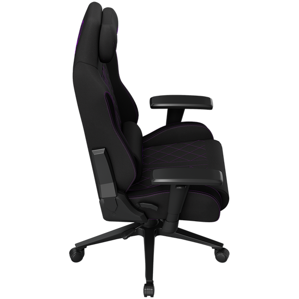 LORGAR CHA41, Ergonomic Gaming Chair Advanced, premium anti-stain fabric, Black/purple