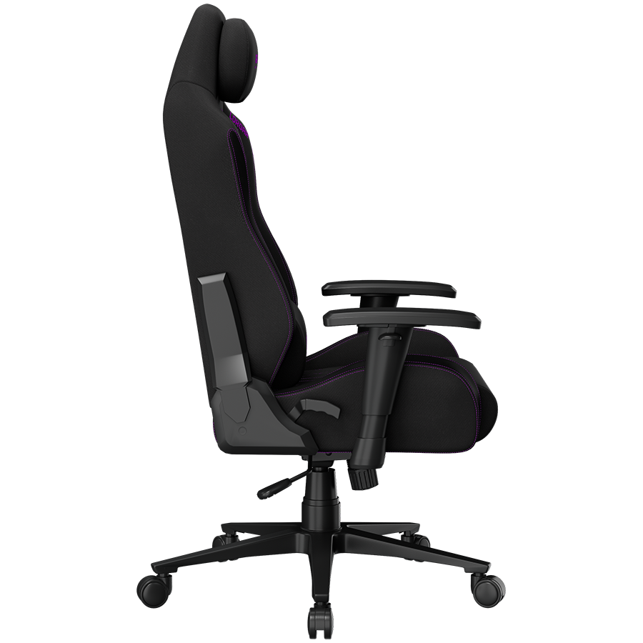 LORGAR CHA41, Ergonomic Gaming Chair Advanced, premium anti-stain fabric, Black/purple