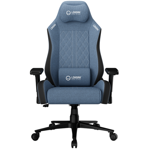 LORGAR CHA41, Ergonomic Gaming Chair Advanced, premium anti-stain fabric, Blue