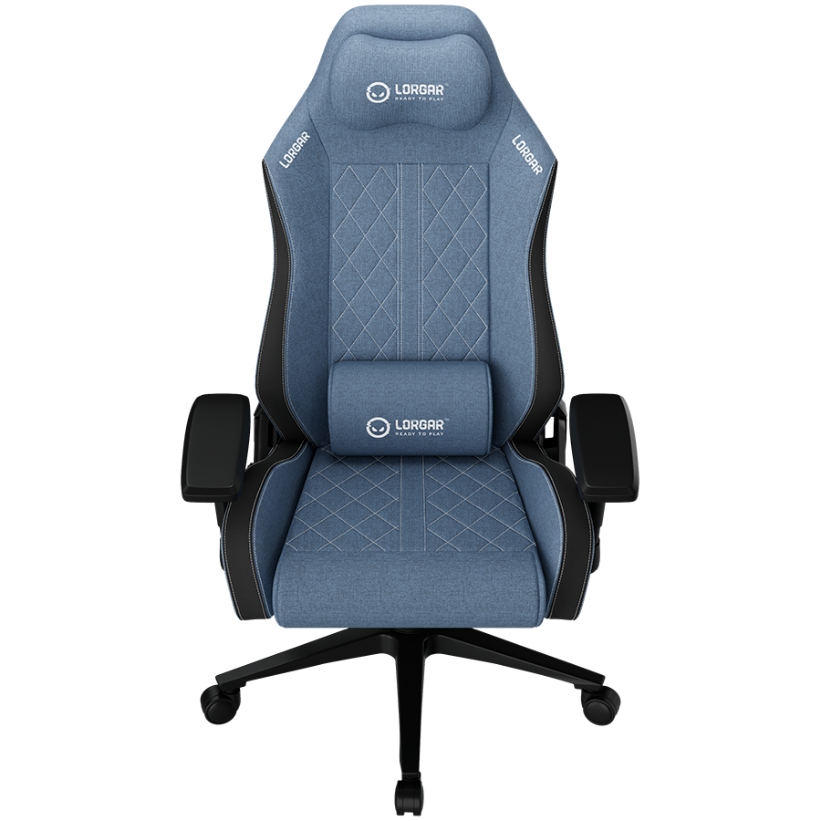LORGAR CHA41, Ergonomic Gaming Chair Advanced, premium anti-stain fabric, Blue