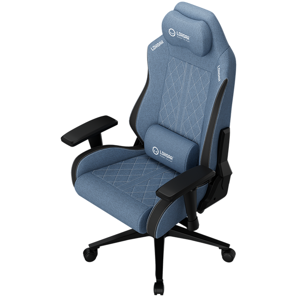 LORGAR CHA41, Ergonomic Gaming Chair Advanced, premium anti-stain fabric, Blue