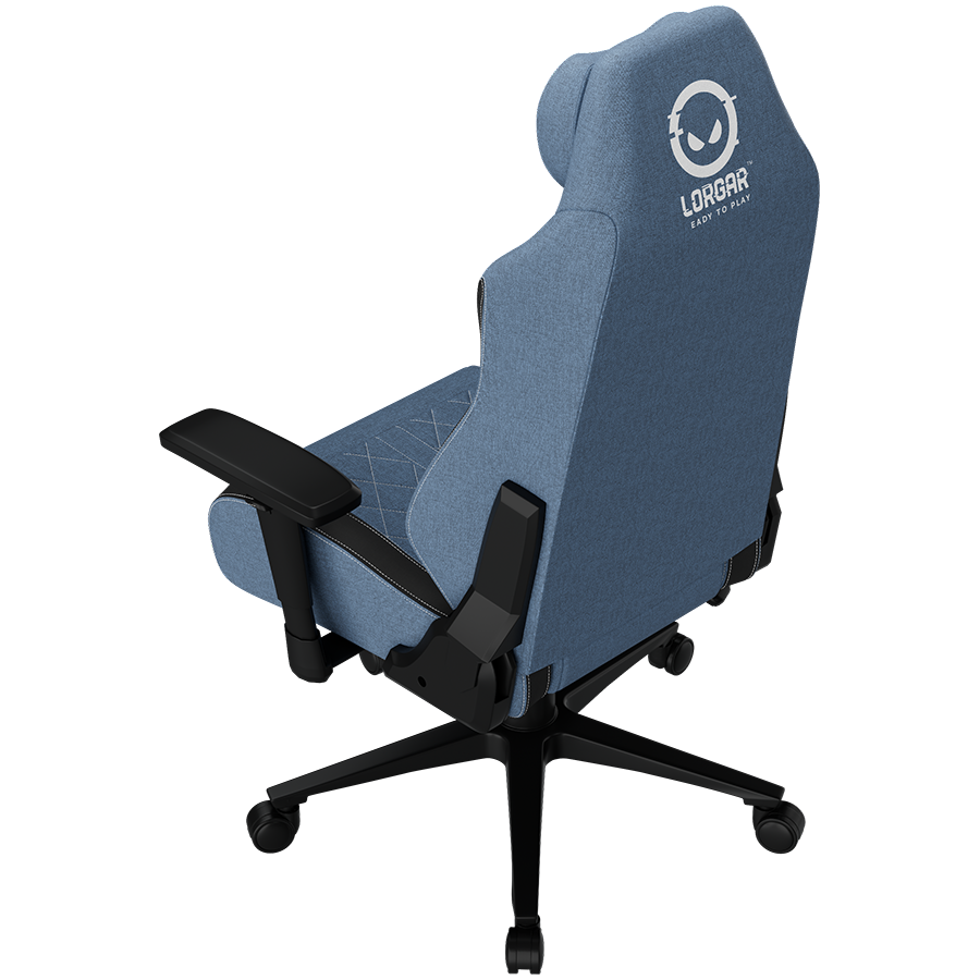 LORGAR CHA41, Ergonomic Gaming Chair Advanced, premium anti-stain fabric, Blue