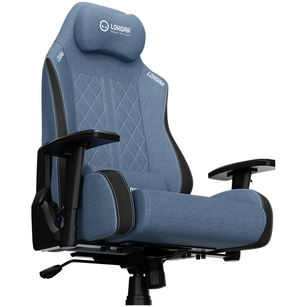 LORGAR CHA41, Ergonomic Gaming Chair Advanced, premium anti-stain fabric, Blue