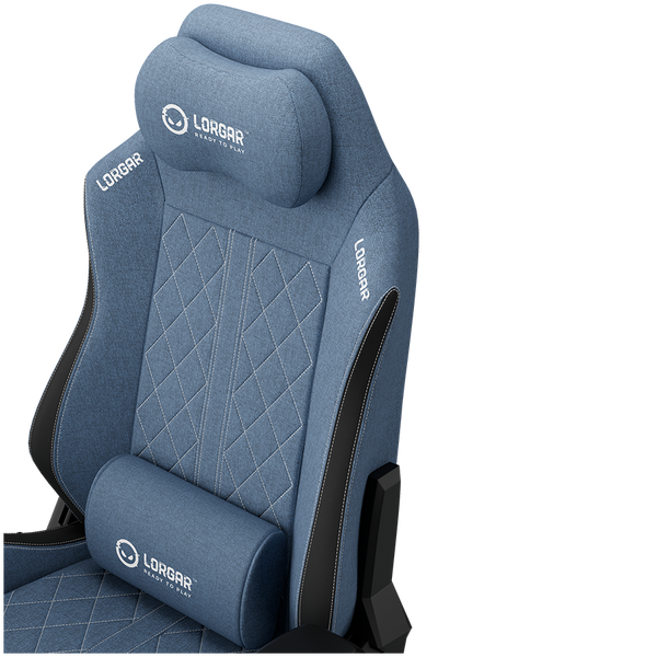 LORGAR CHA41, Ergonomic Gaming Chair Advanced, premium anti-stain fabric, Blue