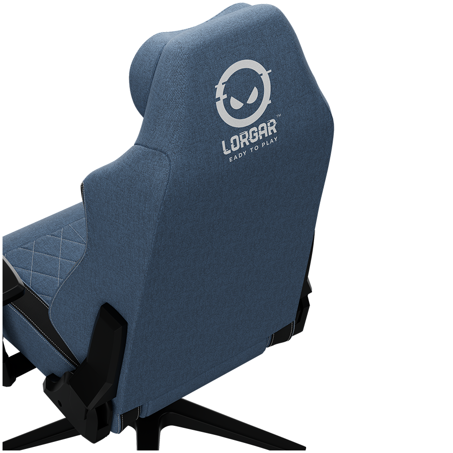 LORGAR CHA41, Ergonomic Gaming Chair Advanced, premium anti-stain fabric, Blue