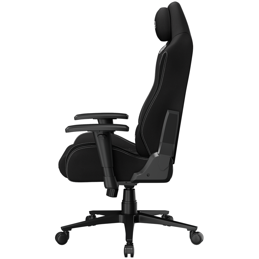 LORGAR CHA41, Ergonomic Gaming Chair Advanced, premium anti-stain fabric, Black/white