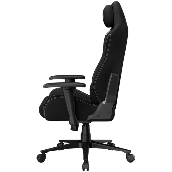 LORGAR CHA41, Ergonomic Gaming Chair Advanced, premium anti-stain fabric, Black/white