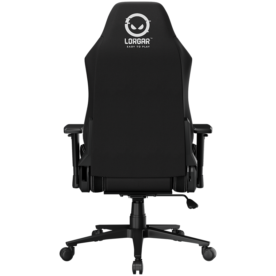 LORGAR CHA41, Ergonomic Gaming Chair Advanced, premium anti-stain fabric, Black/white