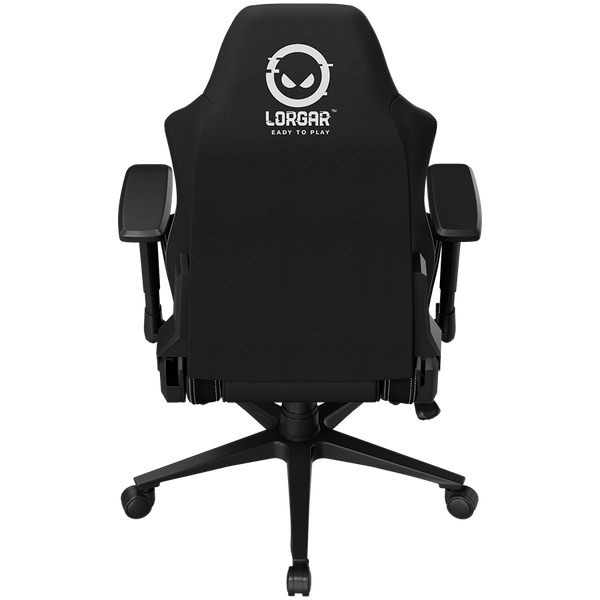 LORGAR CHA41, Ergonomic Gaming Chair Advanced, premium anti-stain fabric, Black/white