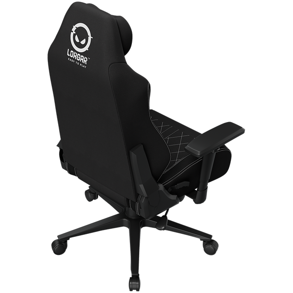 LORGAR CHA41, Ergonomic Gaming Chair Advanced, premium anti-stain fabric, Black/white