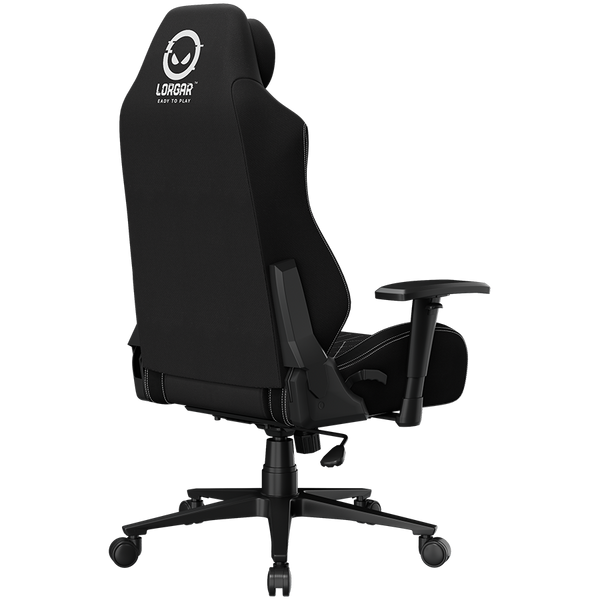 LORGAR CHA41, Ergonomic Gaming Chair Advanced, premium anti-stain fabric, Black/white