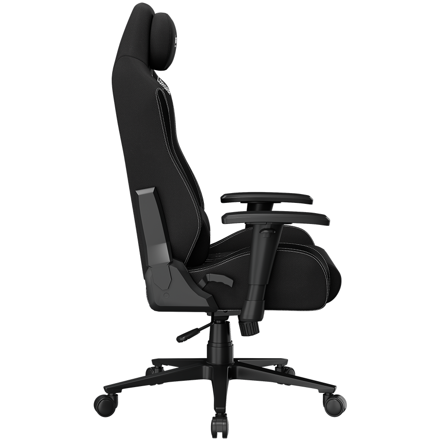 LORGAR CHA41, Ergonomic Gaming Chair Advanced, premium anti-stain fabric, Black/white