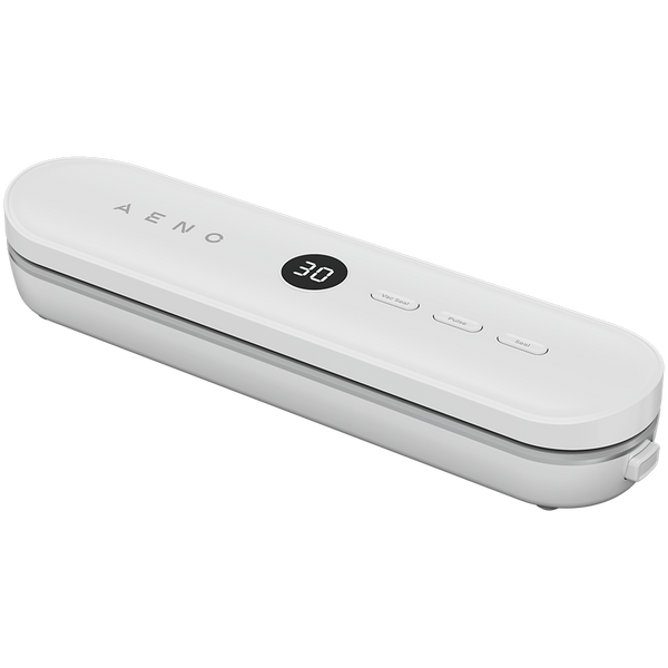 Vacuum Sealer, white, LED display, 80W