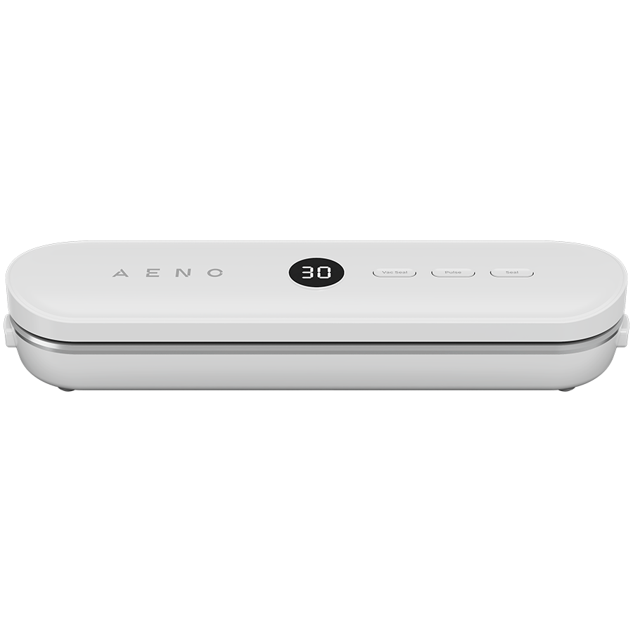 Vacuum Sealer, white, LED display, 80W
