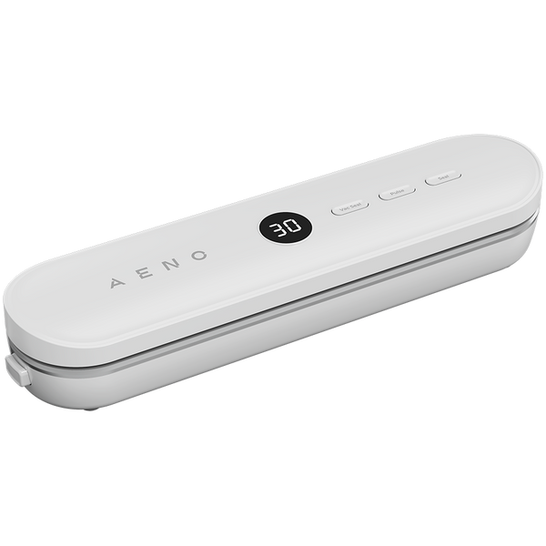 Vacuum Sealer, white, LED display, 80W