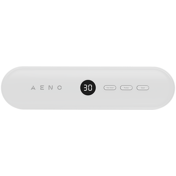 Vacuum Sealer, white, LED display, 80W