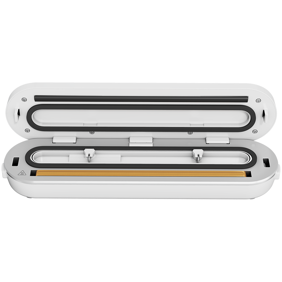 Vacuum Sealer, white, LED display, 80W