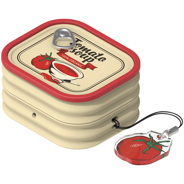 Samsung Galaxy Buds4 / Buds4 Pro Food Can Case Red
