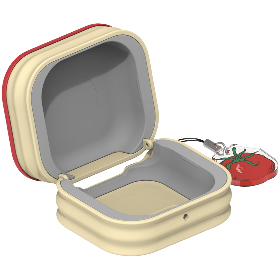 Samsung Galaxy Buds4 / Buds4 Pro Food Can Case Red