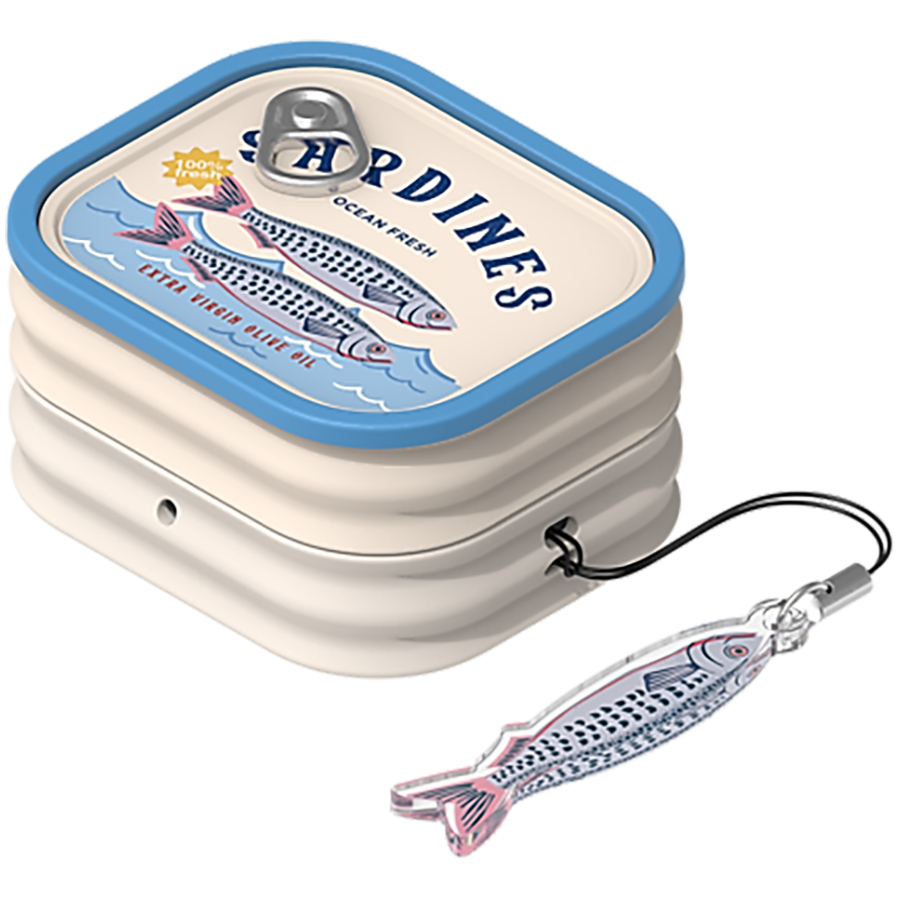 Samsung Galaxy Buds4 / Buds4 Pro Food Can Case Blue