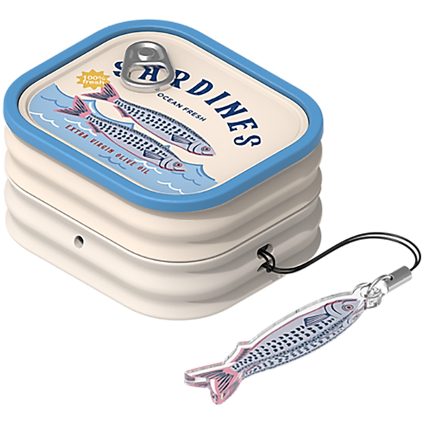 Samsung Galaxy Buds4 / Buds4 Pro Food Can Case Blue