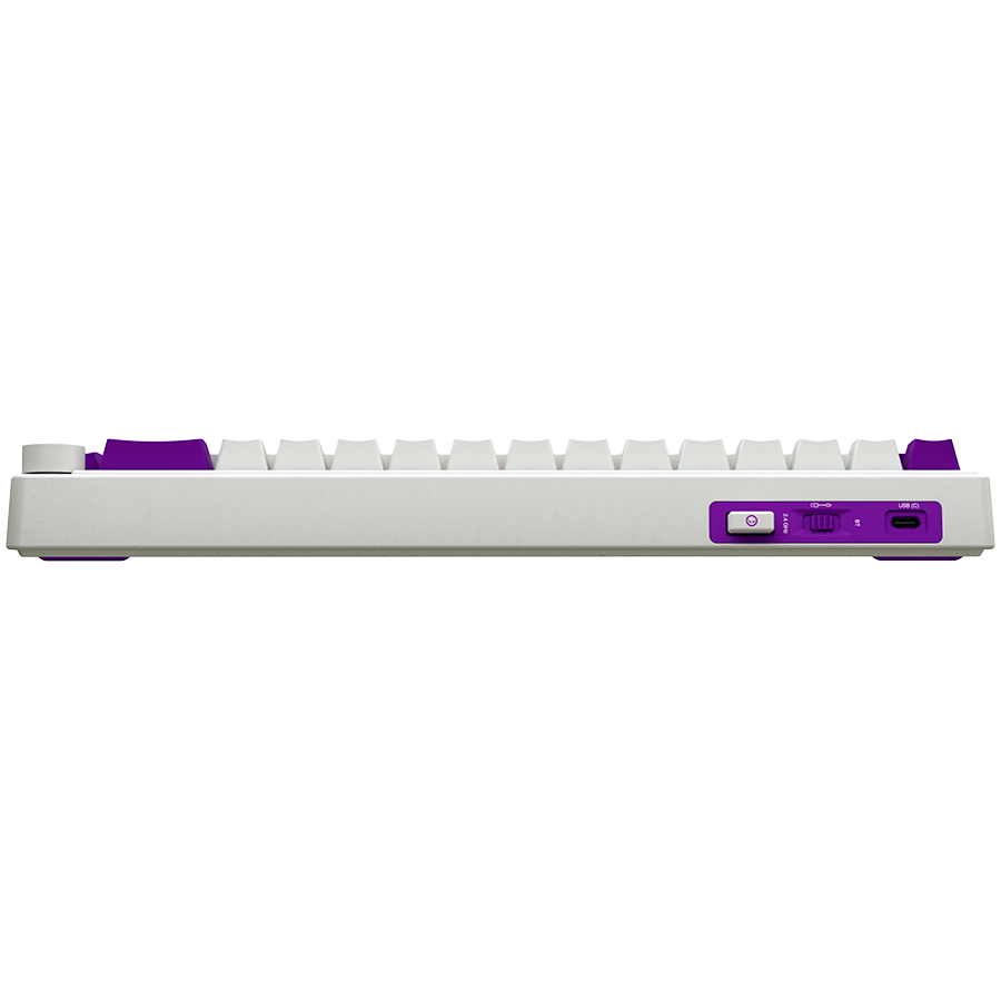 LORGAR KBP70MW, Wireless 65% Mechanical Gaming Keyboard Pro, White