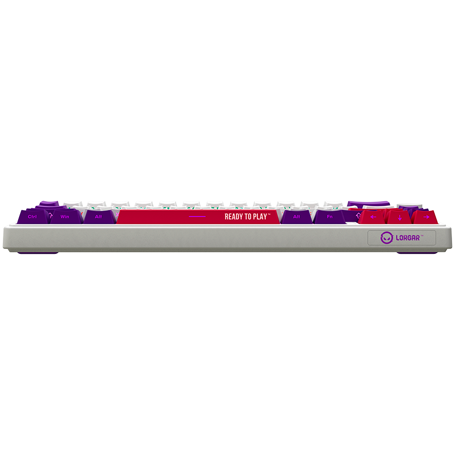 LORGAR KBP70MW, Wireless 65% Mechanical Gaming Keyboard Pro, White