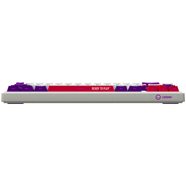 LORGAR KBP70MW, Wireless 65% Mechanical Gaming Keyboard Pro, White