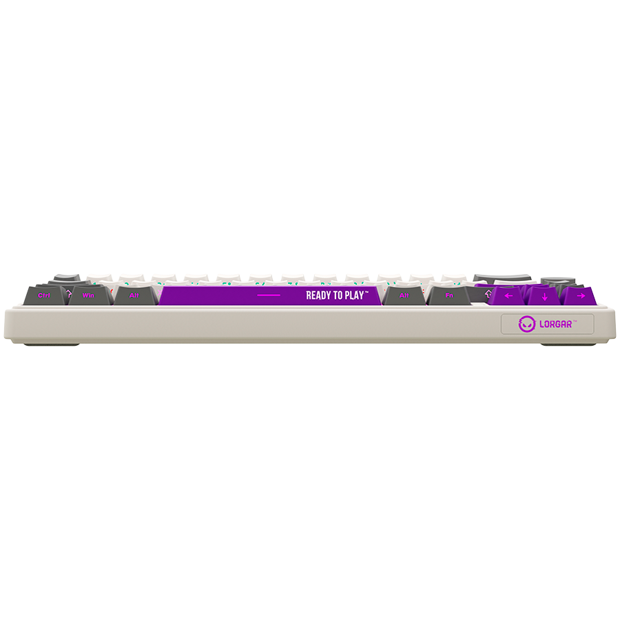 LORGAR KBP70MW, Wireless 65% Mechanical Gaming Keyboard Pro, Beige